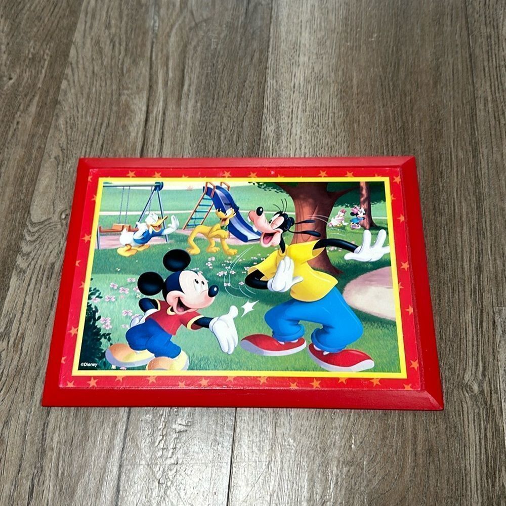 Disney Wooden Mickey & Friends Artwork Collectible